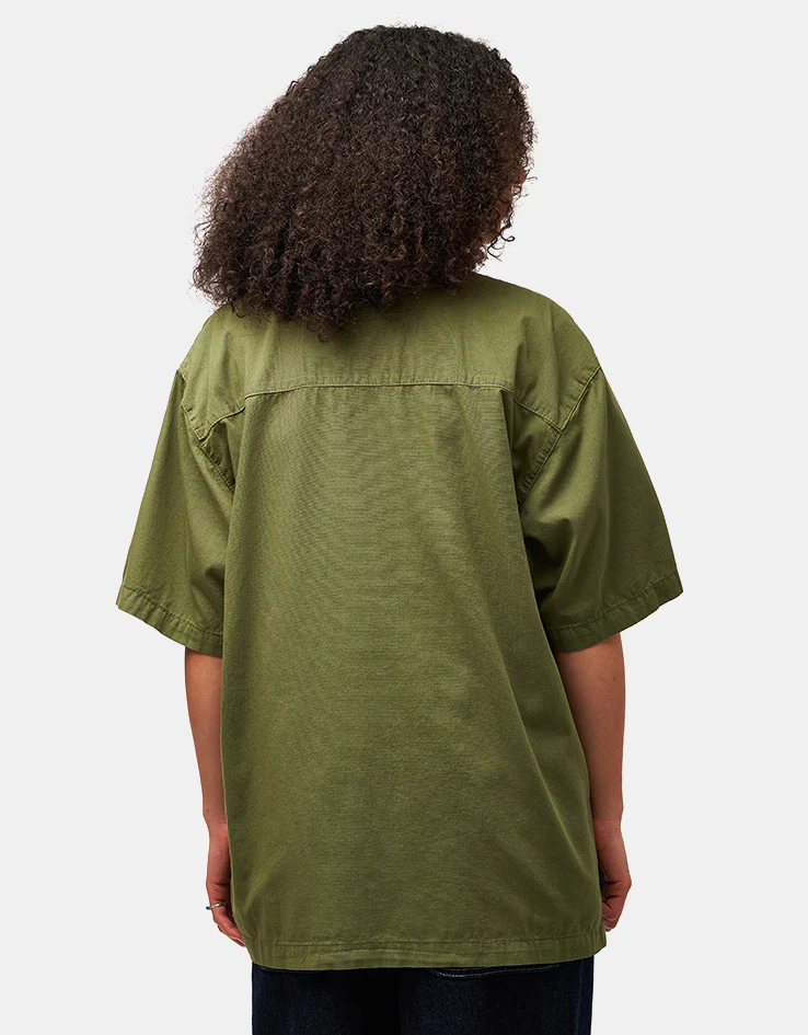 Route One Rowan S/S Shirt - Olive - Image 7