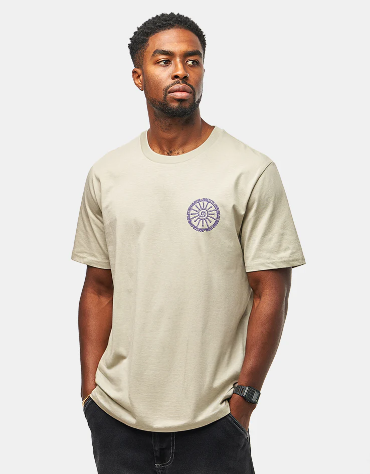 Route One Scaphe Organic T-Shirt - Stone - Image 2