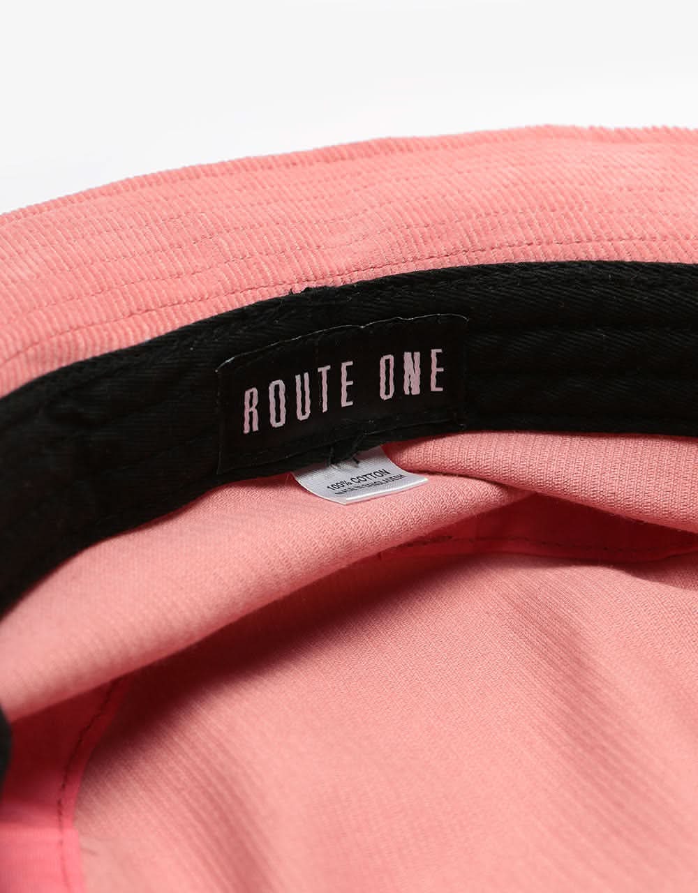 Route One Script Cord Bucket Hat - Dusty Peach - Image 6