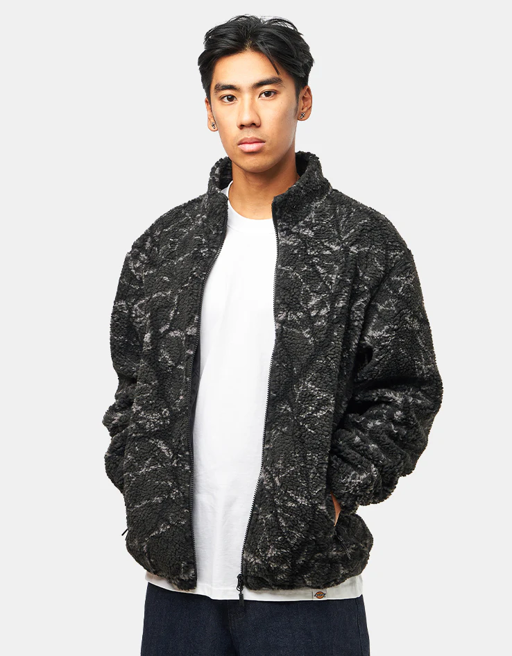 Route One Sharwa Fleece - Branch Camo (Black) - Image 3
