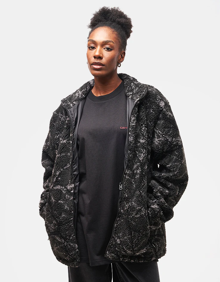Route One Sharwa Fleece - Branch Camo (Black) - Image 7