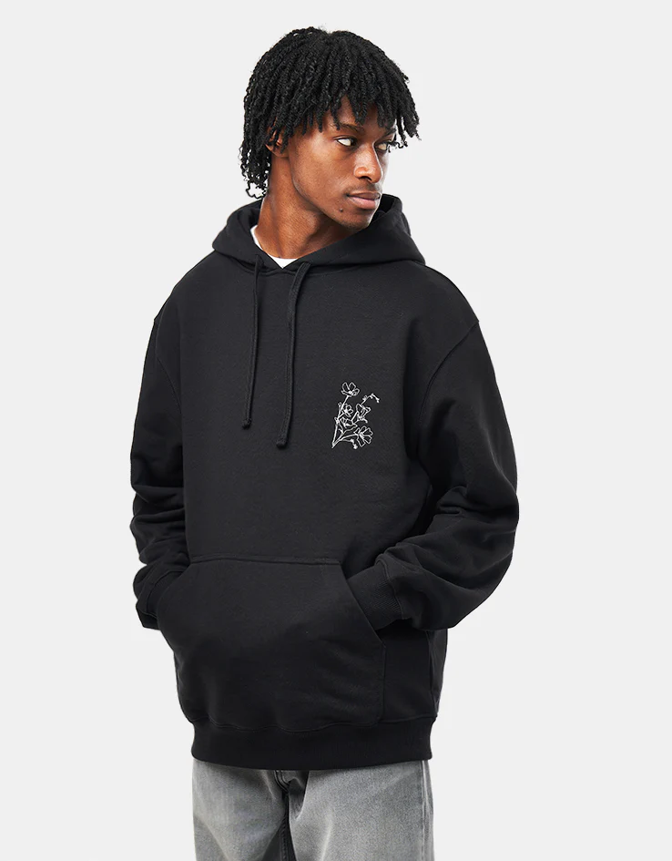 Route One Shinjuku Nights Heavyweight Hoodie - Black - Image 2