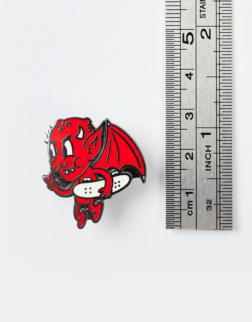 Route One Shred Devil Pin - Nickel - Image 2