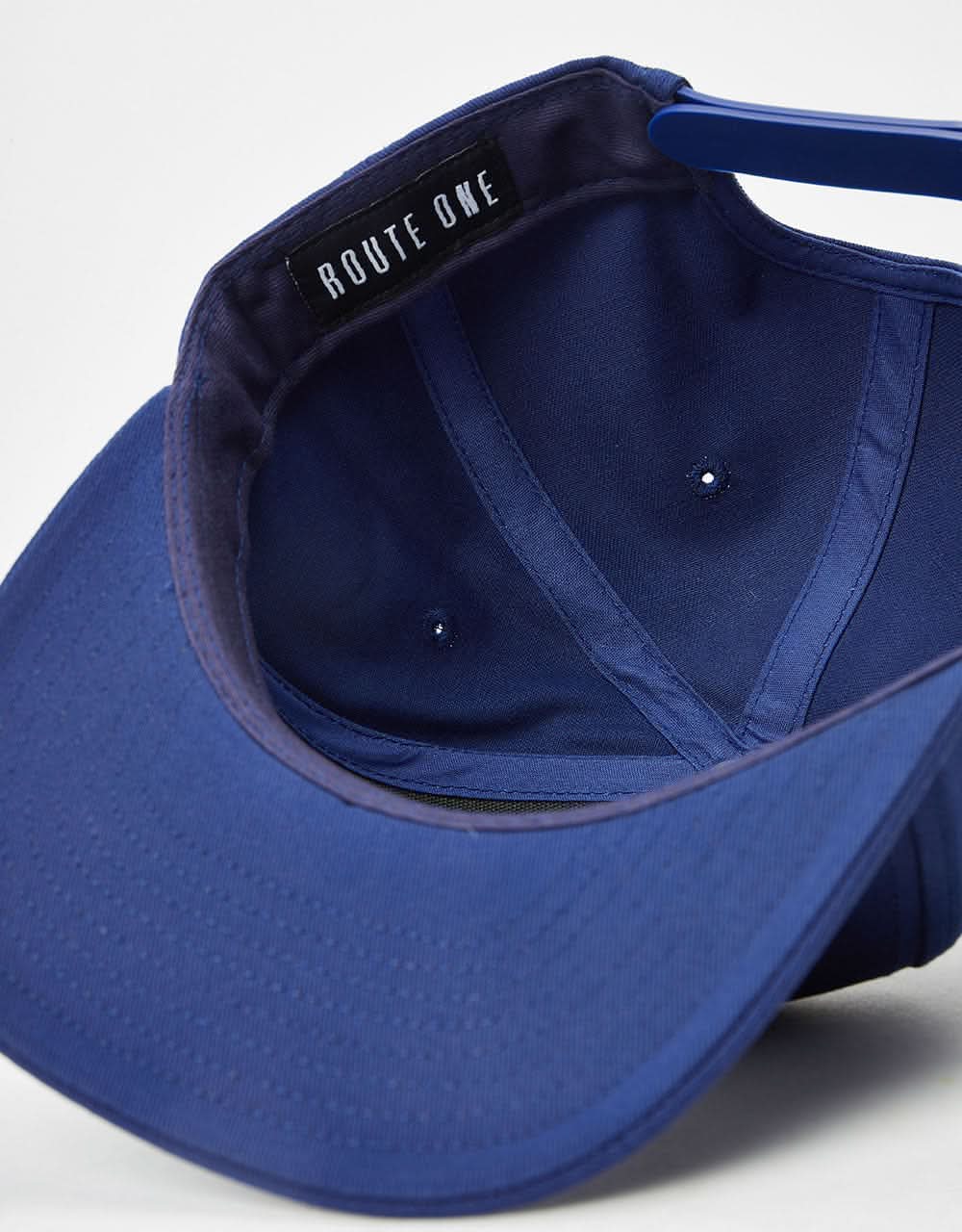 Route One Snapback Cap - Navy - Image 4