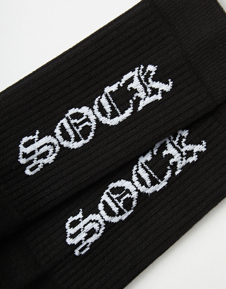 Route One Sock Crew Socks - Black - Image 2