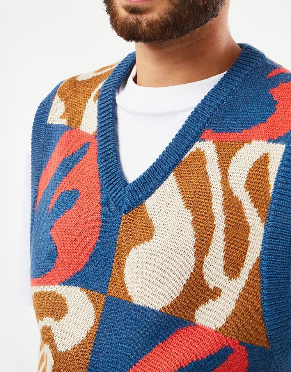 Route One Soul Knitted Vest - Multi - Image 2