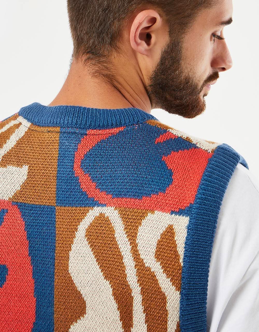 Route One Soul Knitted Vest - Multi - Image 4