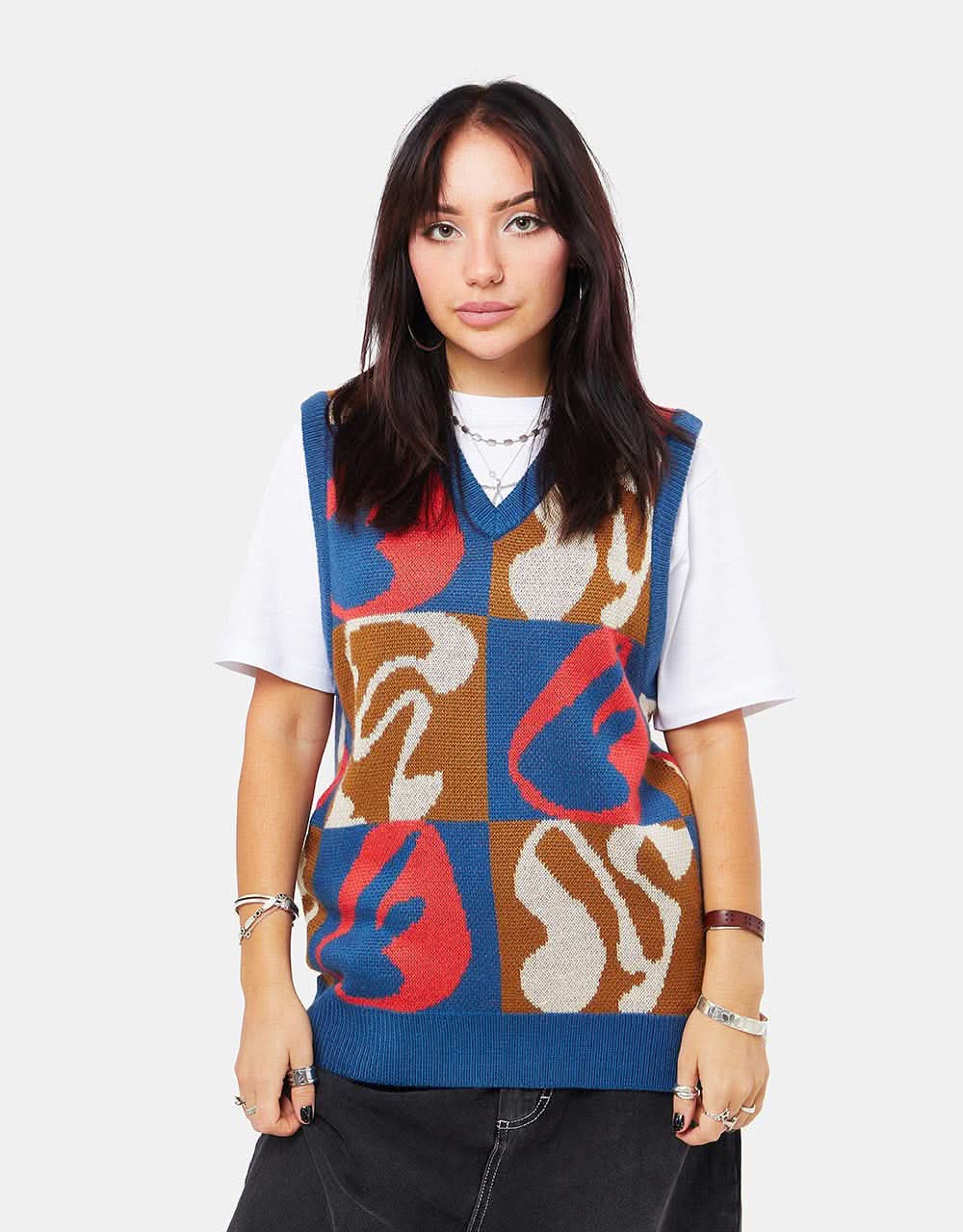 Route One Soul Knitted Vest - Multi - Image 5