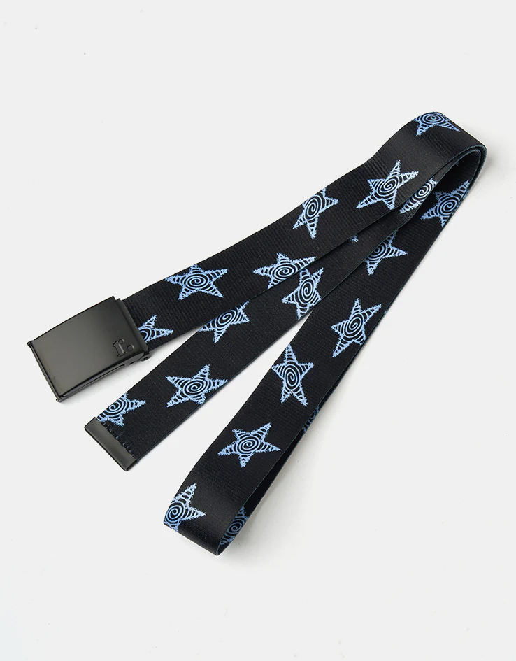 Route One Stars Web Belt - Black/Blue - Image 2