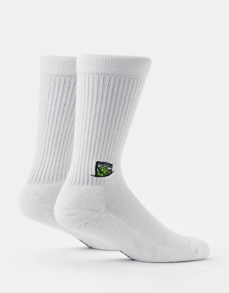Route One Stash Crew Socks - White - Image 3