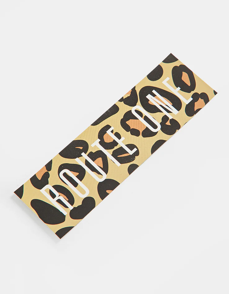 Route One Straight Logo Small Sticker - Cheetah - Image 3