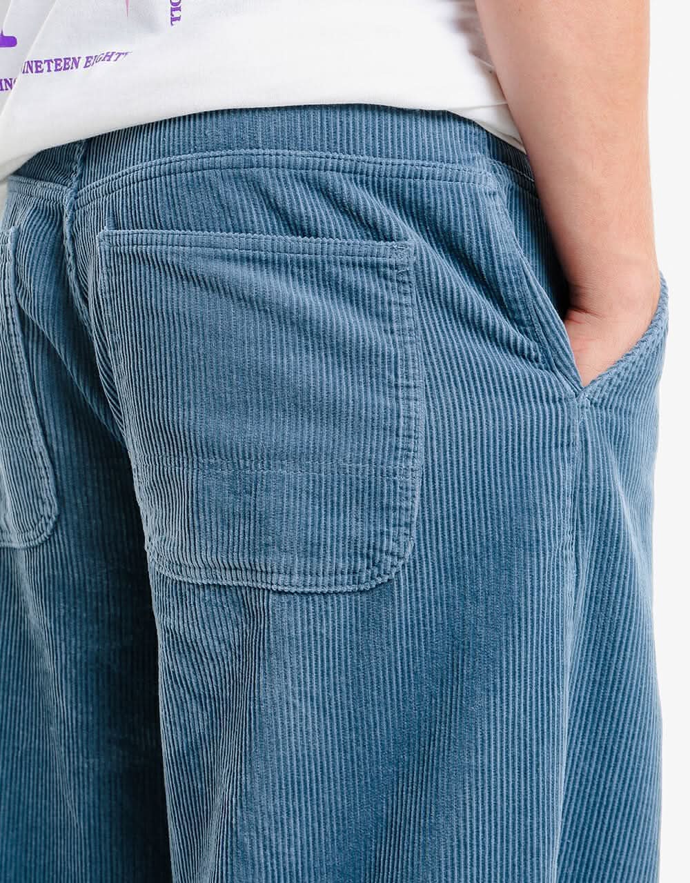 Route One Super Baggy Big Wale Cords - Air Force Blue - Image 10
