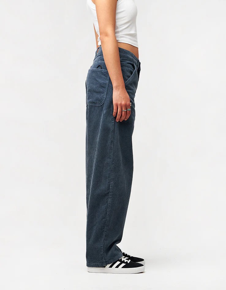 Route One Super Baggy Big Wale Cords - Air Force Blue - Image 13