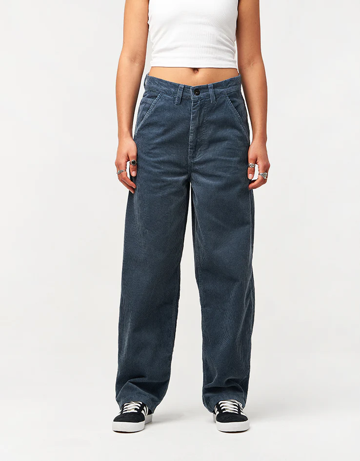 Route One Super Baggy Big Wale Cords - Air Force Blue - Image 14