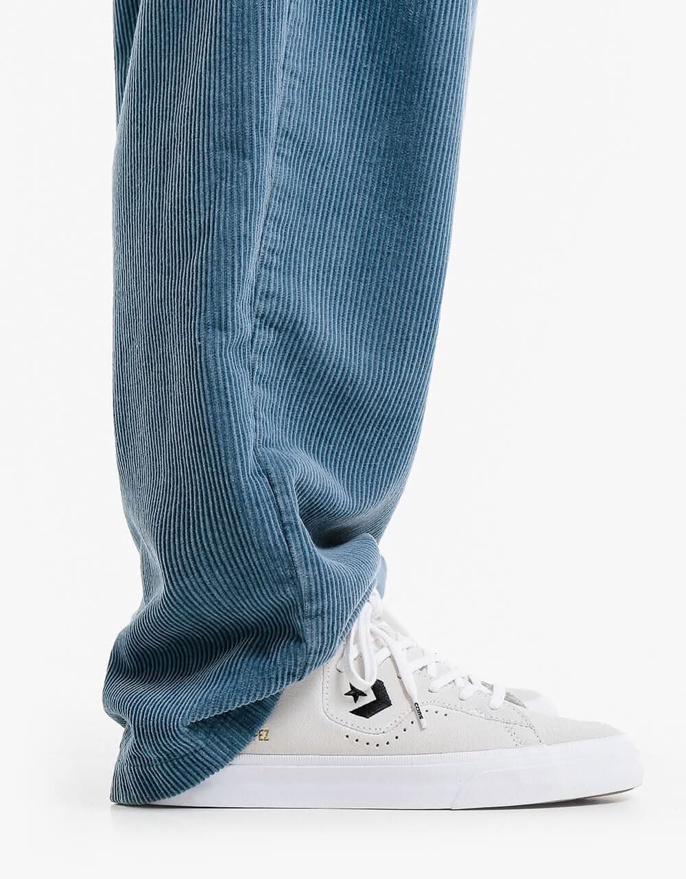 Route One Super Baggy Big Wale Cords - Air Force Blue - Image 4
