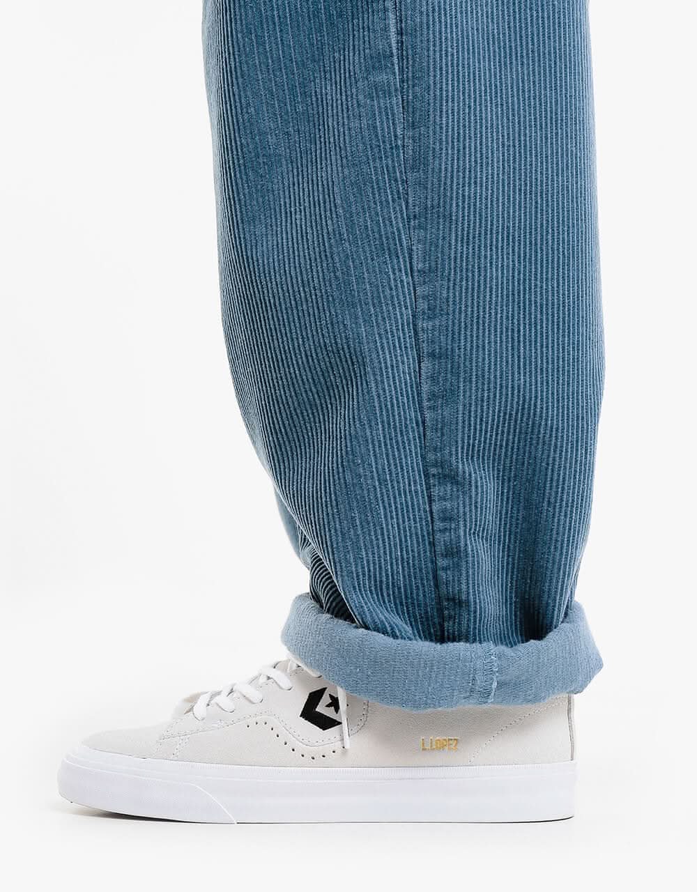Route One Super Baggy Big Wale Cords - Air Force Blue - Image 9