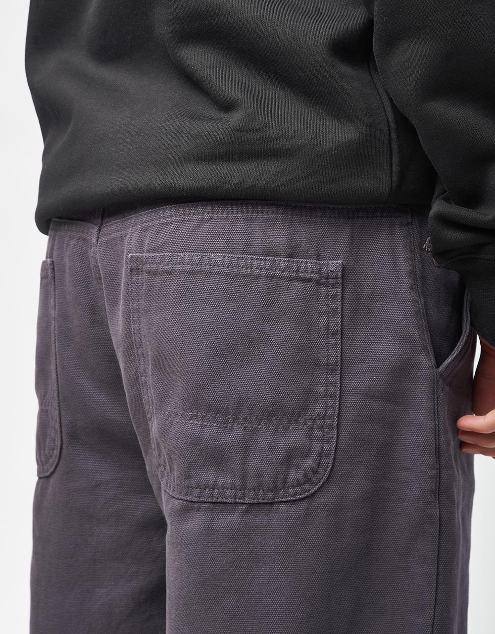 Route One Super Baggy Canvas Pant - Smokey Purple - Image 5