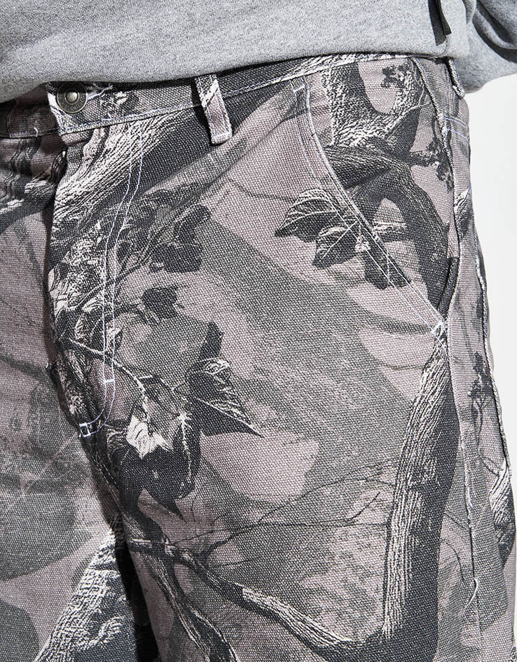 Route One Super Baggy Canvas Pants - Tree Camo (Black) - Image 7