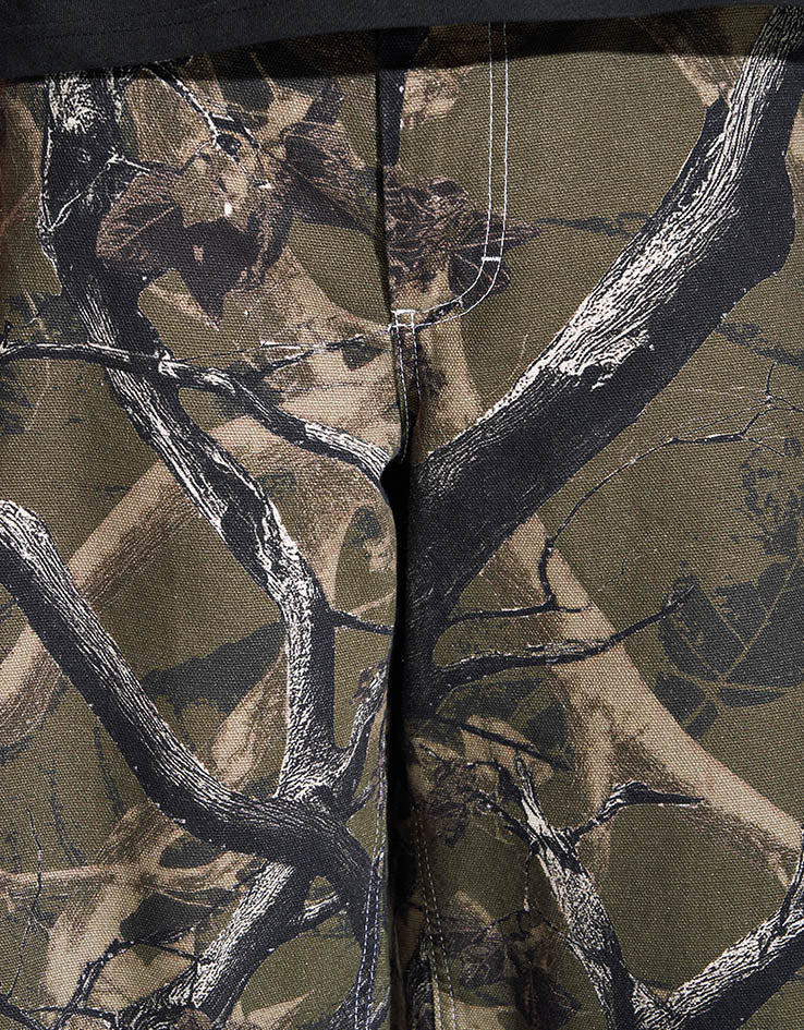 Route One Super Baggy Canvas Pants - Tree Camo (Green) - Image 7