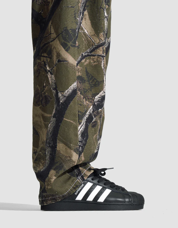 Route One Super Baggy Canvas Pants - Tree Camo (Green) - Image 8