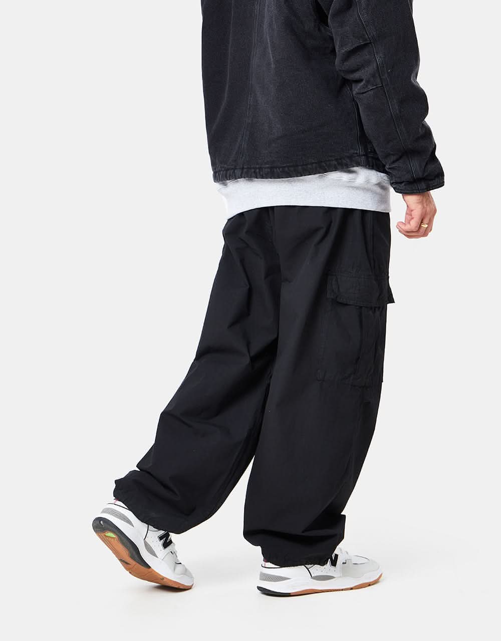 Route One Super Baggy Cargo Pant - Black - Image 9