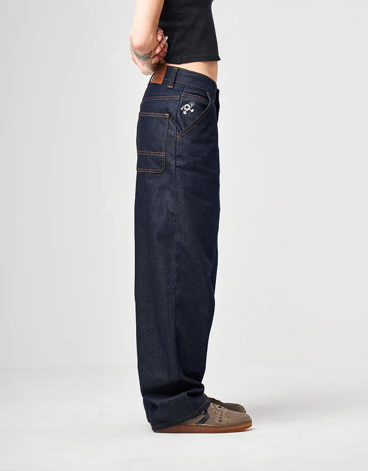 Route One Super Baggy Denim Jeans - Raw - Image 9