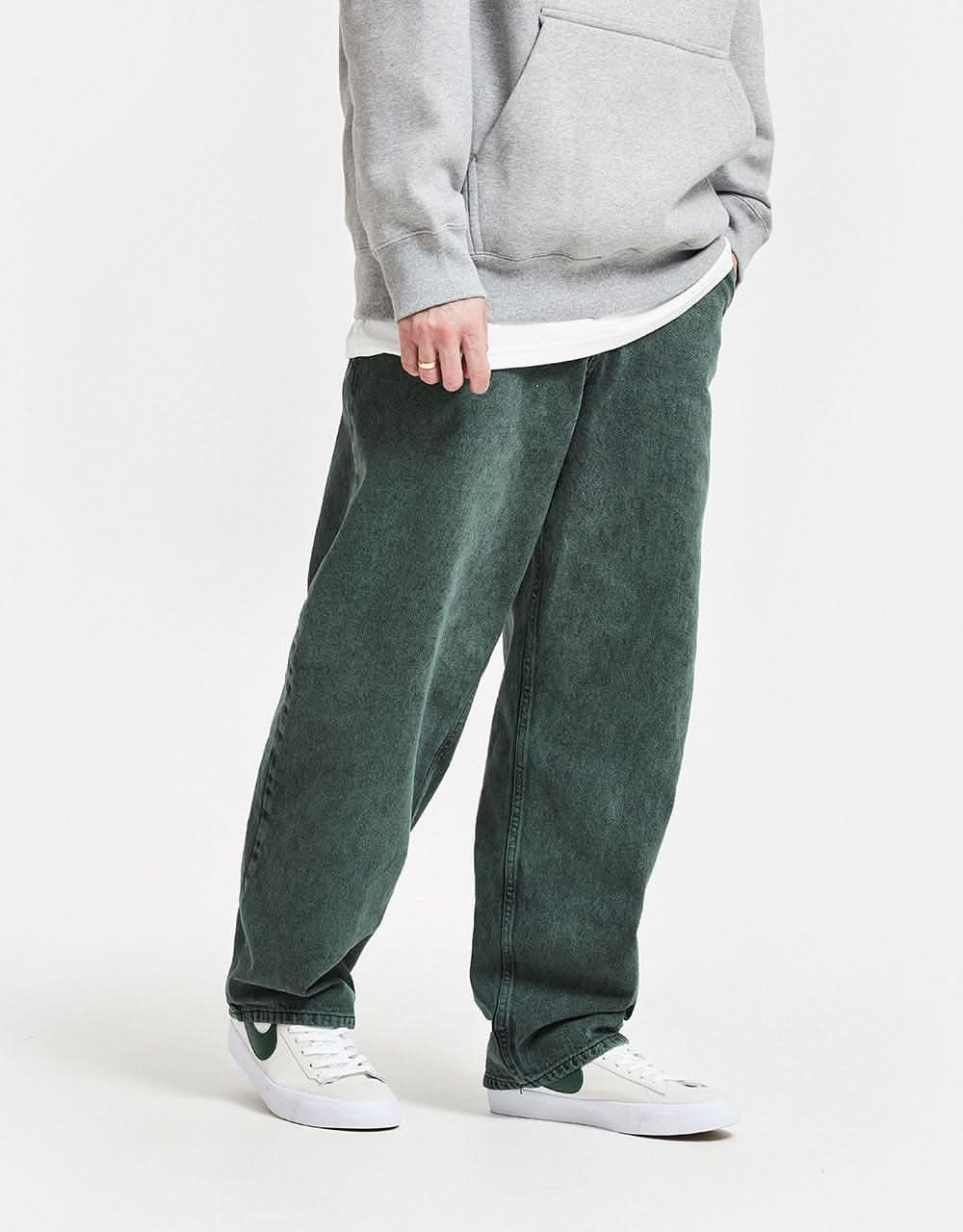Route One Super Baggy Denim Jeans - Sea Pine - Image 7