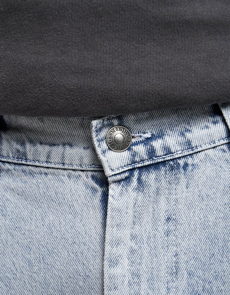 Route One Super Baggy Denim Jeans - Stone Wash - Image 5