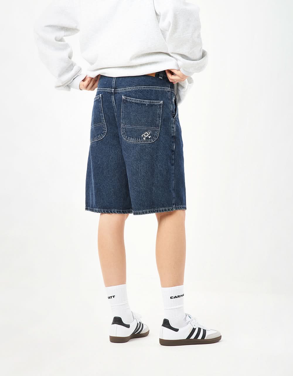Route One Super Baggy Jorts - Dark Wash - Image 10
