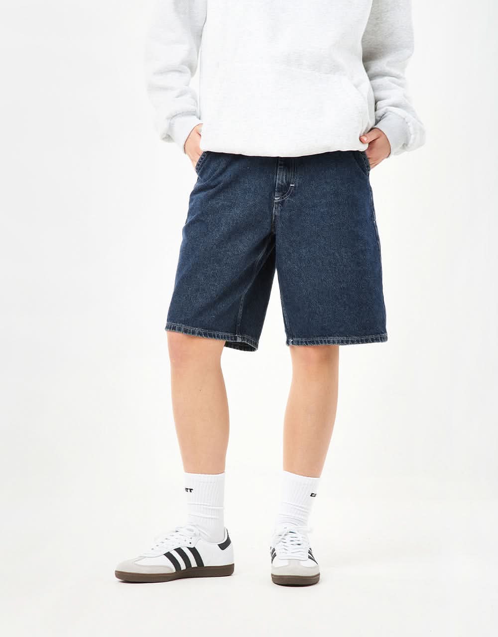 Route One Super Baggy Jorts - Dark Wash - Image 8