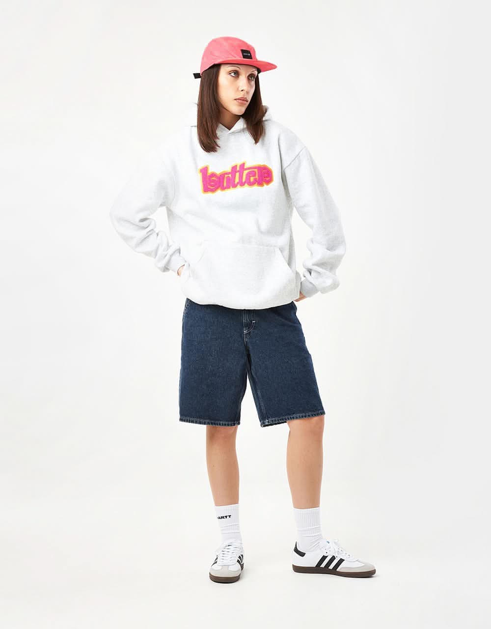 Route One Super Baggy Jorts - Dark Wash - Image 9