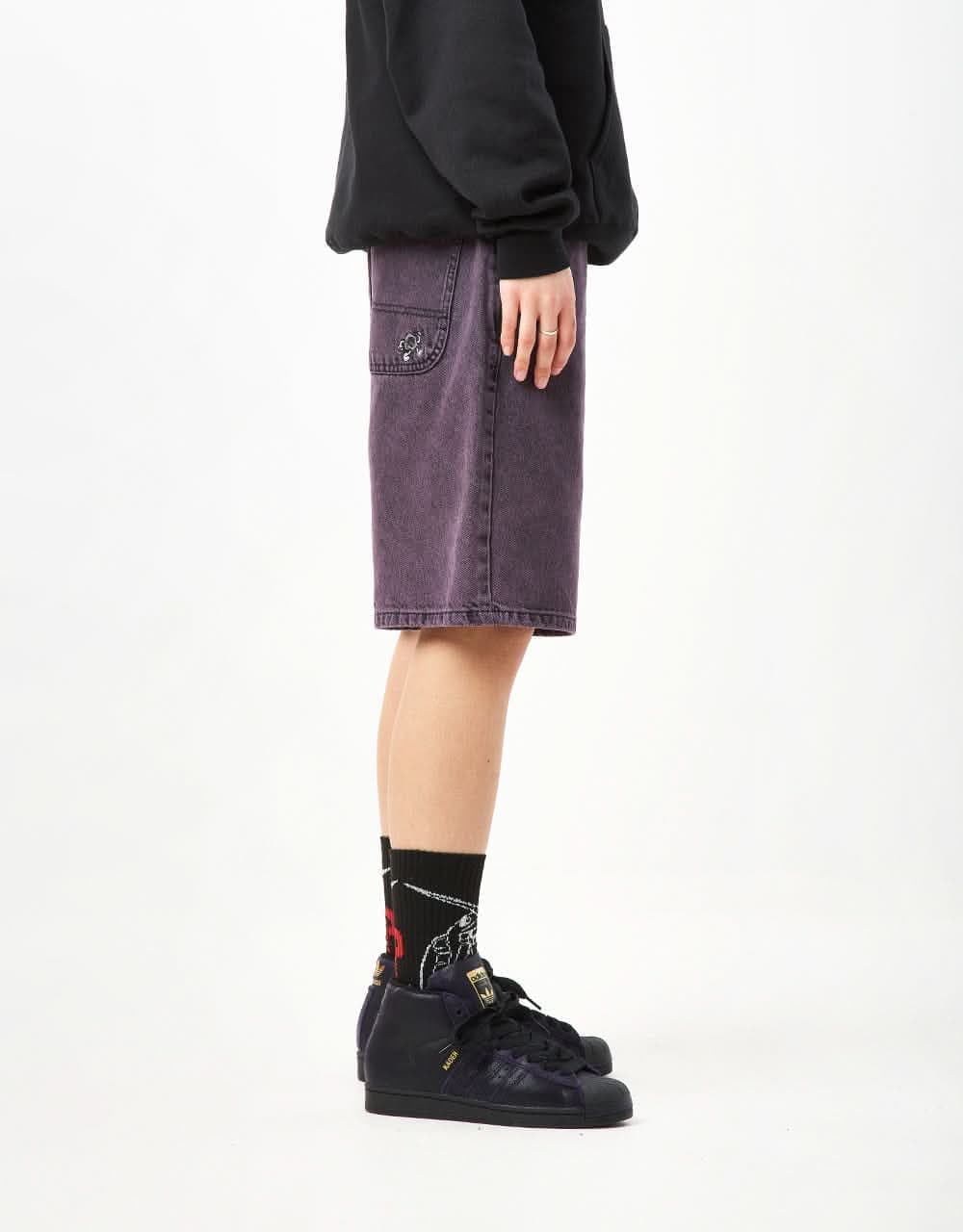 Route One Super Baggy Jorts - Moderate Purple - Image 11