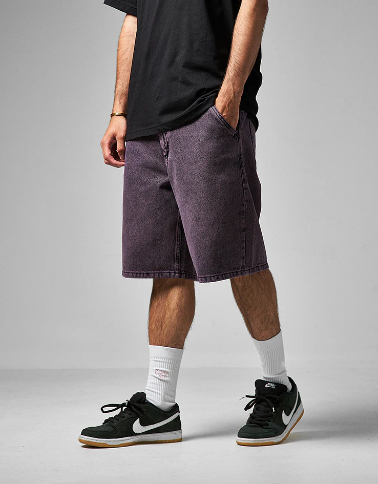 Route One Super Baggy Jorts - Moderate Purple - Image 2