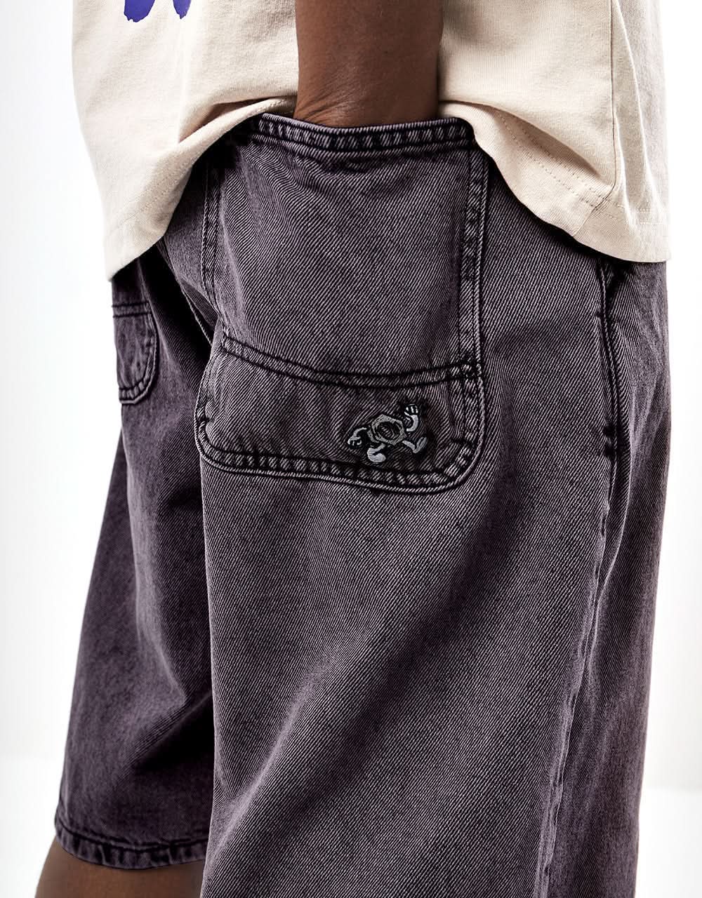 Route One Super Baggy Jorts - Moderate Purple - Image 4