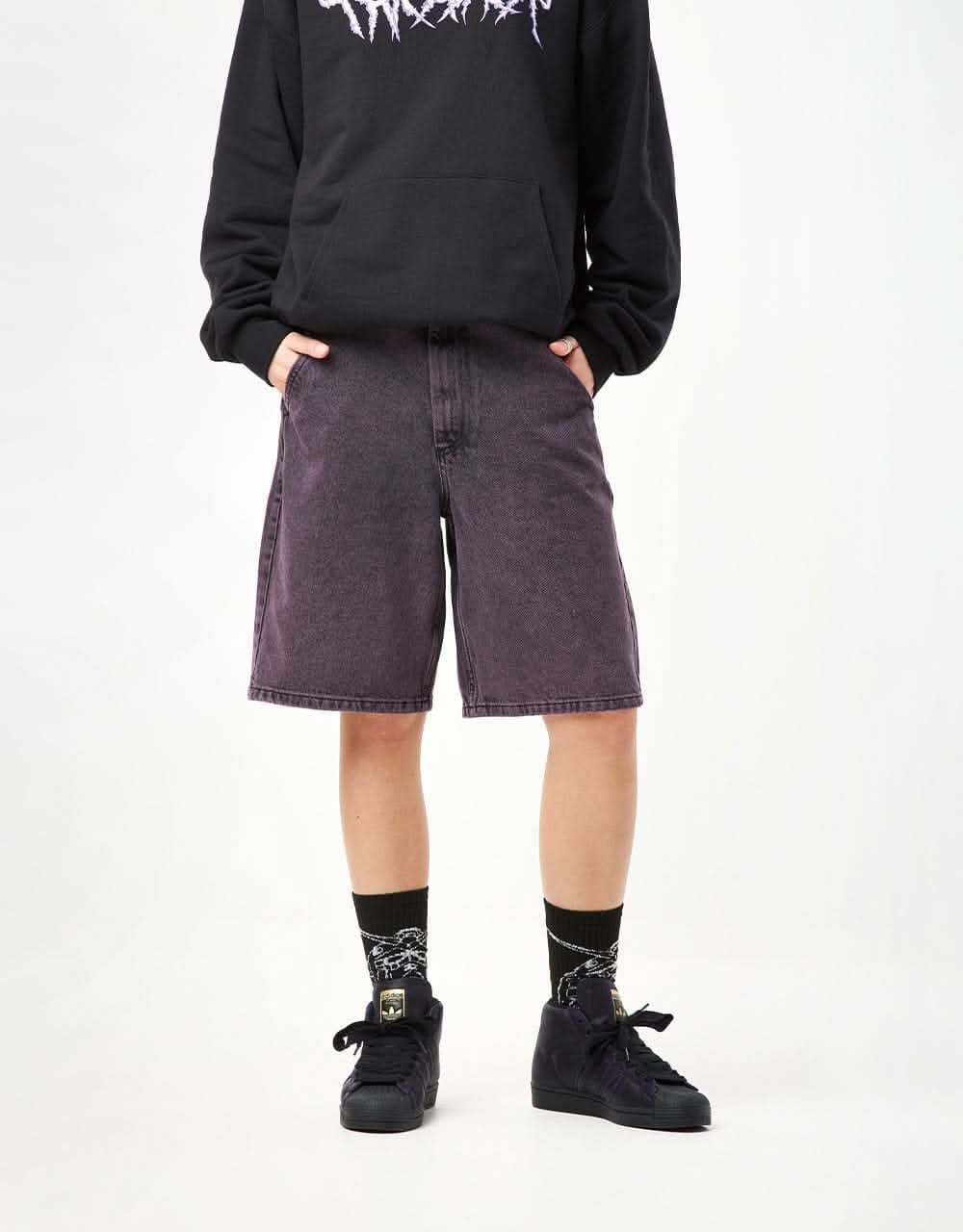 Route One Super Baggy Jorts - Moderate Purple - Image 9