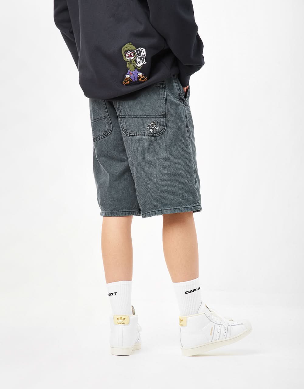 Route One Super Baggy Jorts - Shaded Spruce - Image 11