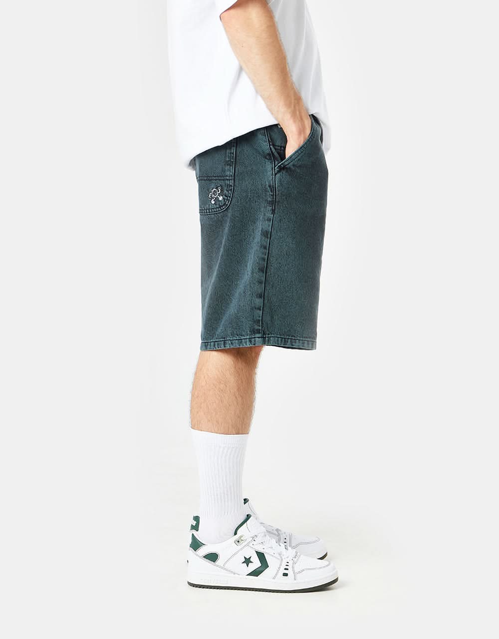 Route One Super Baggy Jorts - Shaded Spruce - Image 5