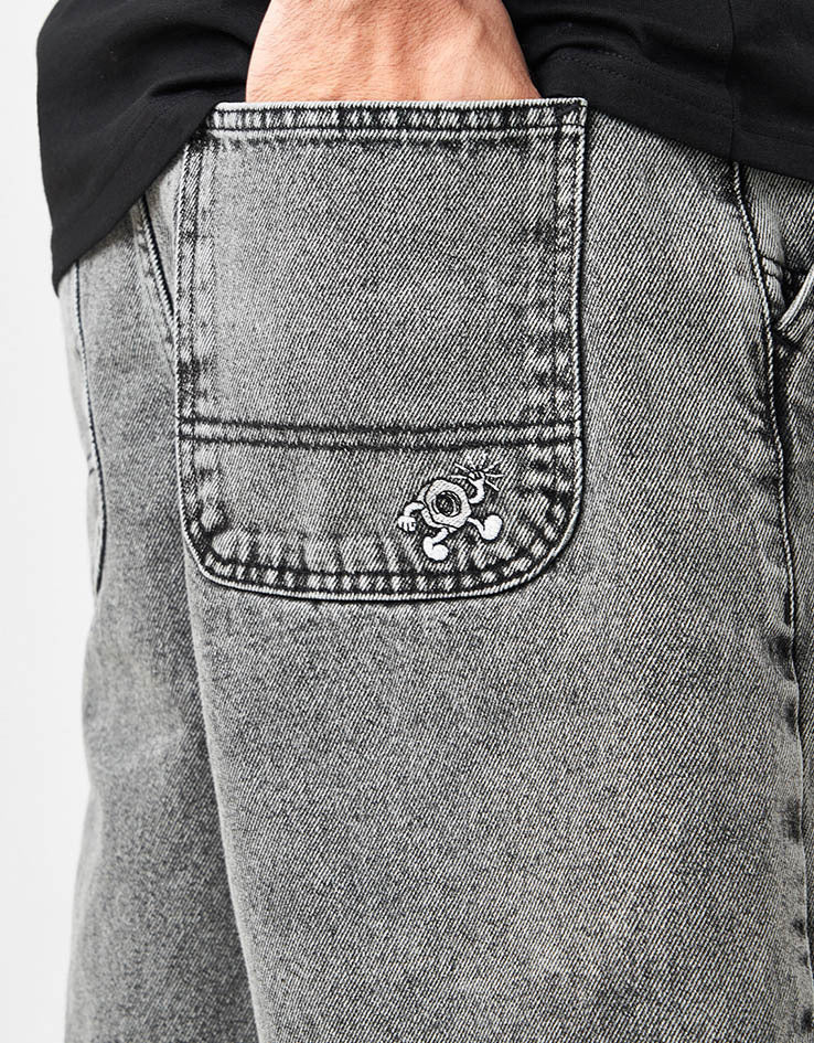 Route One Super Baggy Jorts - Slate Grey - Image 6