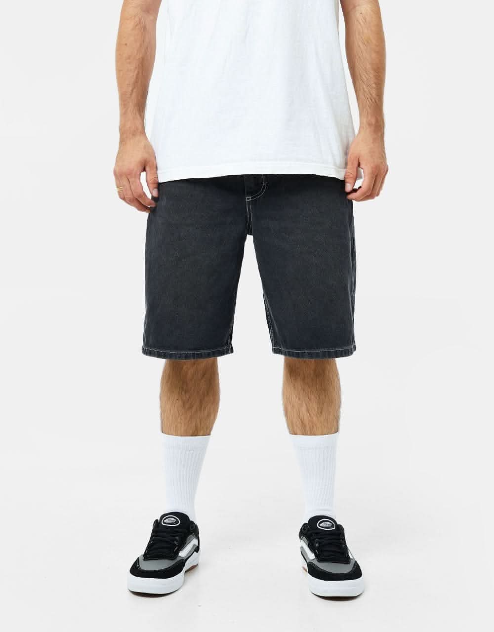 Route One Super Baggy Jorts - Washed Black - Image 5