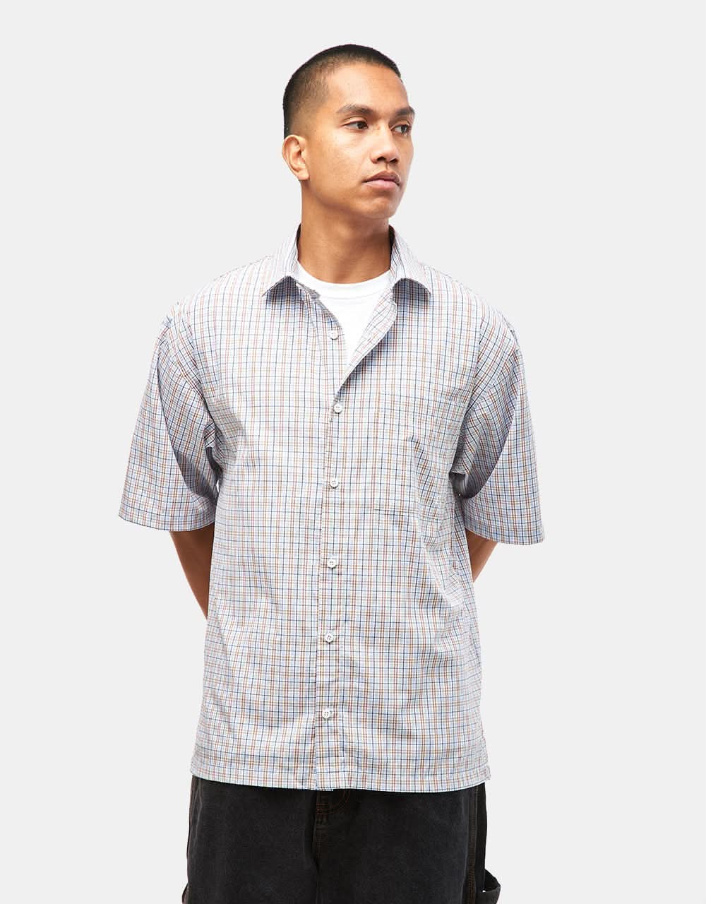 Route One Aubert S/S Shirt - Plaid - Image 3