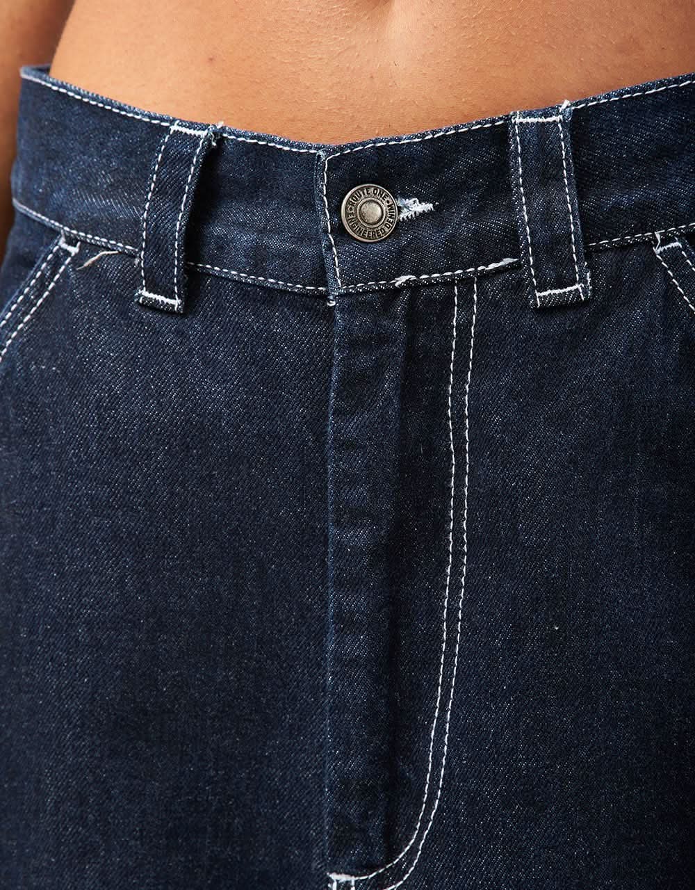 Route One Super Baggy XL Denim Jeans- Indigo - Image 11