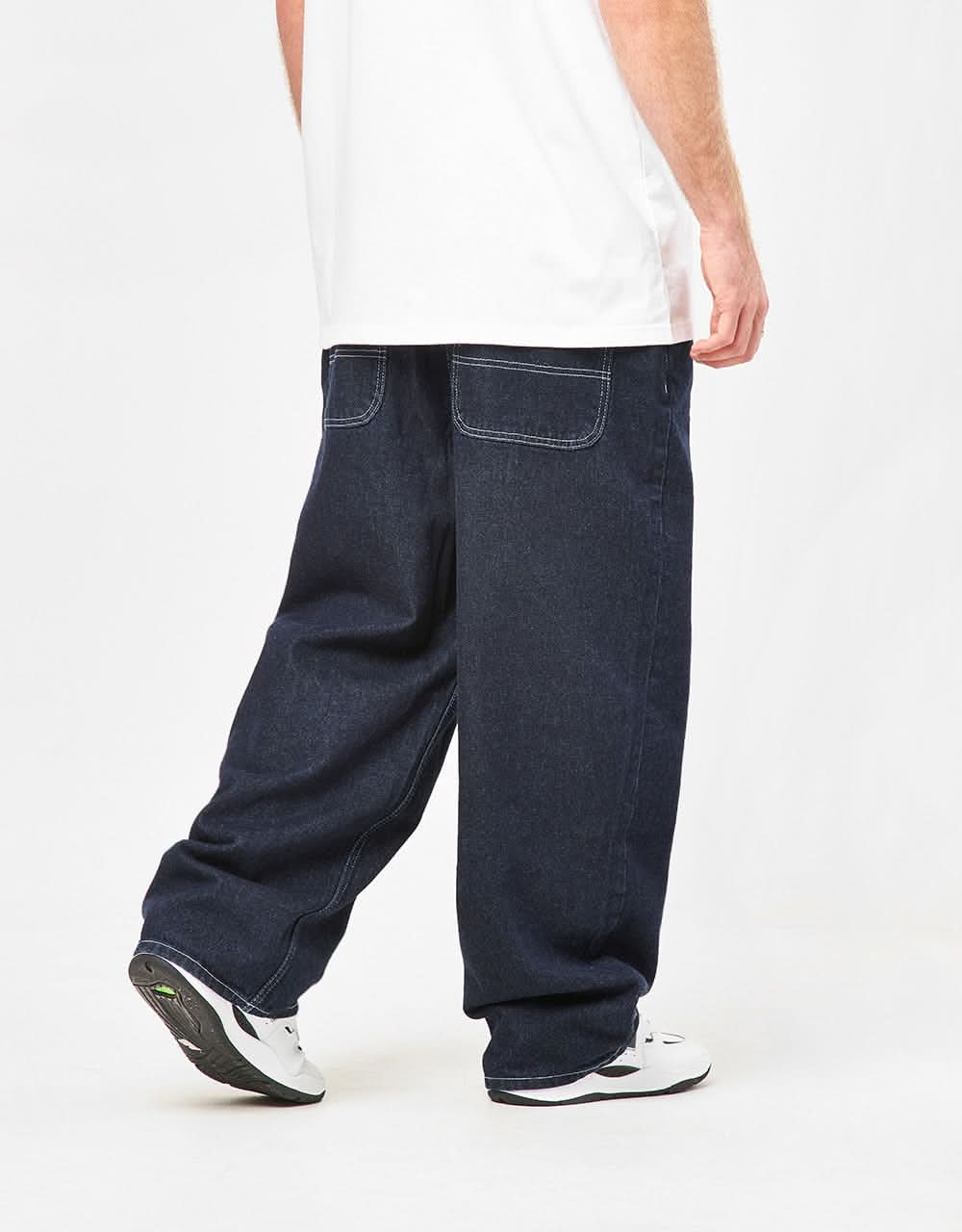 Route One Super Baggy XL Denim Jeans- Indigo - Image 2