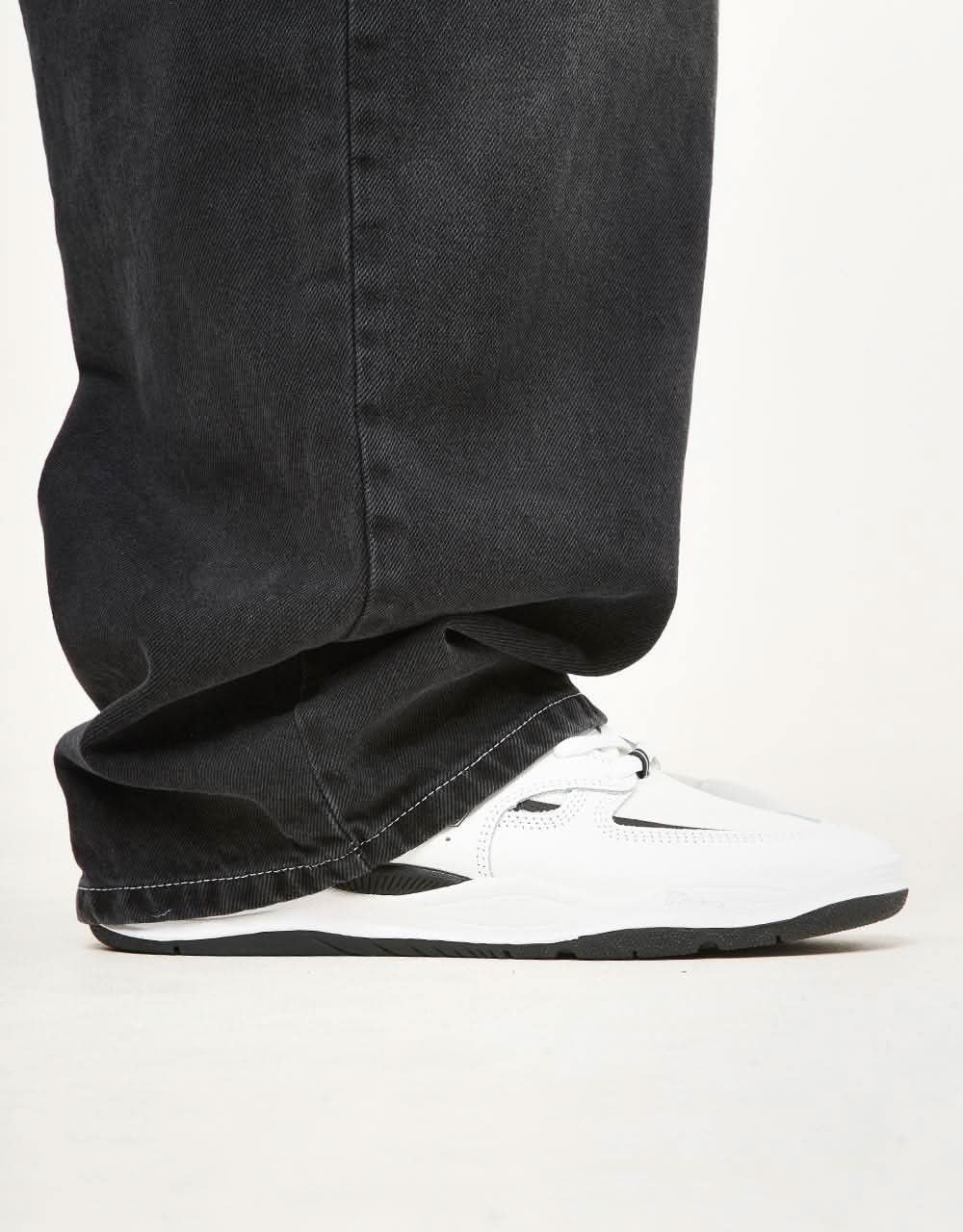 Route One Super Baggy XL Denim Jeans- Washed Black - Image 6