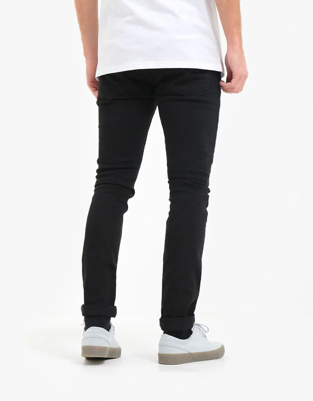 Route One Super Skinny Denim Jeans - Black - Image 3