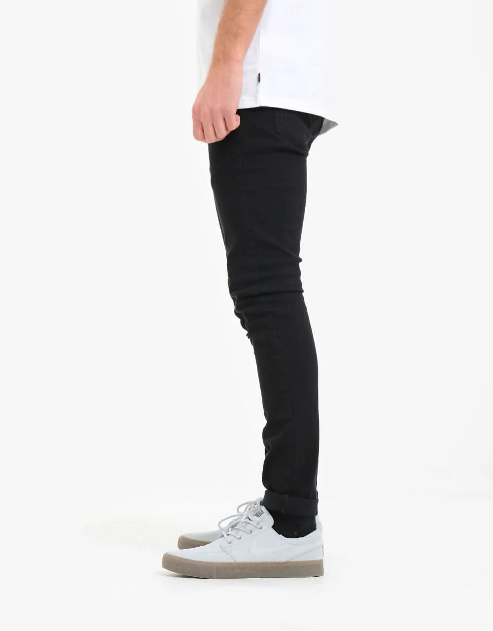 Route One Super Skinny Denim Jeans - Black - Image 5