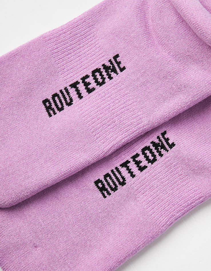 Route One Super Stars Crew Socks - Purple - Image 4