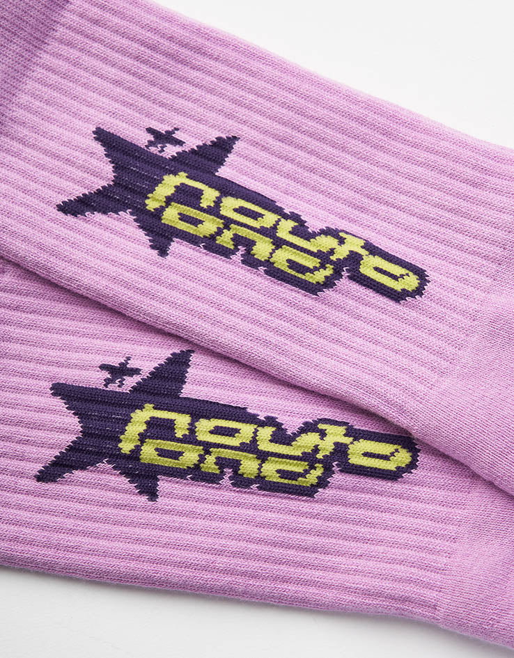Route One Super Stars Crew Socks - Purple - Image 5