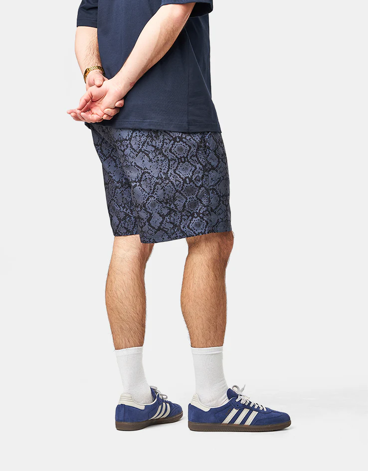 Route One Swim Shorts - Snakeskin (Charcoal) - Image 2