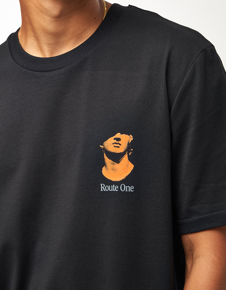 Route One Time Will Tell Organic T-Shirt - Black - Image 4