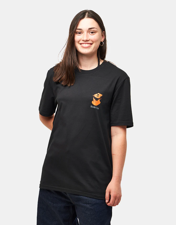 Route One Time Will Tell Organic T-Shirt - Black - Image 6